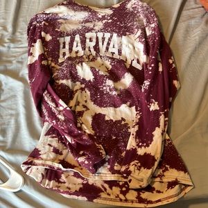bleached long sleeve harvard shirt